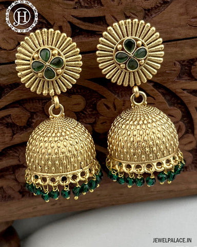 Latest Gold Plated Antique Earrings  JH3370