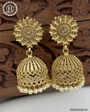 Latest Gold Plated Antique Earrings  JH3382