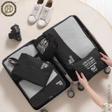 7 in 1 Travel Laundry Cosmetics Luggage Packing Organizers Set JH3670