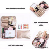 Multipurpose PU Leather Waterproof Zipper Cosmetic Storage JH3672