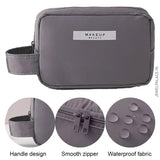 Multipurpose PU Leather Waterproof Zipper Cosmetic Storage JH3673