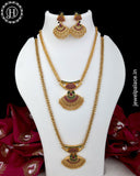 Micro Gold Plated AD Stone Premium Quality Combo Set JH3781