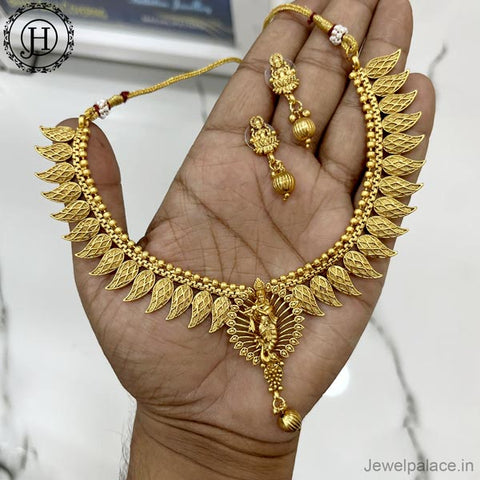 Elegant Gold Plated Antique Necklace JH3997