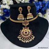 Elegant Antique Necklace With Earrings JH4178