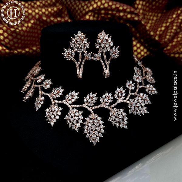 Fine Quality AD Stone Necklace JH4745 – Jewel Palace