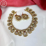 Exclusive Gold Plated AD Stone Premium Necklace JH5431