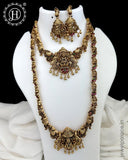 Traditional Gold Plated Kemps Stone Combo Jewellery Set JH5595