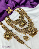Traditional Gold Plated With Beautiful Pearl Semi Bridal Temple Jewellery JH5683