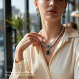 Beautiful Gold Finish Stunning Festive Necklace