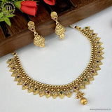 Exclusive Rajwadi Gold Plated Necklace With Earrings JH4671