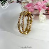Exquisite Premium Quality Microplated Stone Bangles JH4946