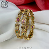 Exquisite Premium Quality Microplated Stone Bangles JH4967