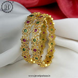 Exquisite Premium Quality Microplated Stone Bangles JH4968