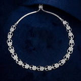 Trendy Crystal Necklace for Teenage Girls JH8433