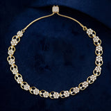 Trendy Crystal Necklace for Teenage Girls JH8433