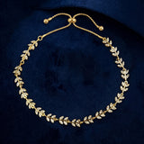 Trendy Crystal Necklace for Teenage Girls JH8437