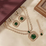Designer Premium Kundan Necklace Set JH8333