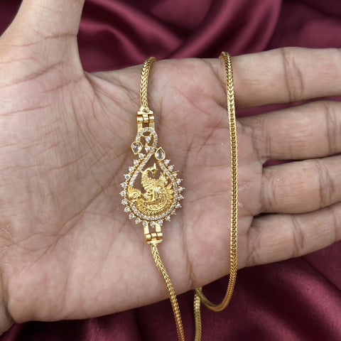 Pearl Accent MOP Chain with Micro Plated Shine JH8256