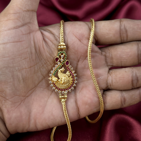Pearl Accent MOP Chain with Micro Plated Shine JH8257