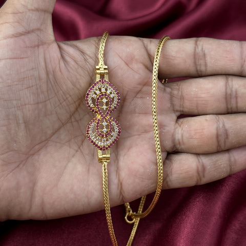 Pearl Accent MOP Chain with Micro Plated Shine JH8260