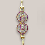 Pearl Accent MOP Chain with Micro Plated Shine JH8260