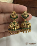 Beautiful Gold Plated Kemp Stones Temple Haram Set JH5799