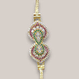 Pearl Accent MOP Chain with Micro Plated Shine JH8261
