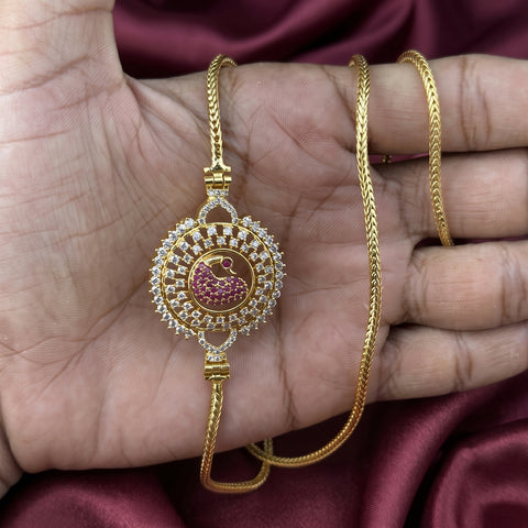 Pearl Accent MOP Chain with Micro Plated Shine JH8262