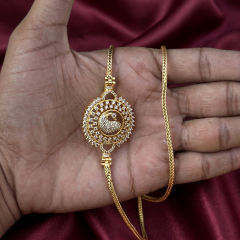Pearl Accent MOP Chain with Micro Plated Shine JH8263