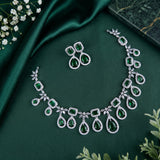 Sparkling AD Stone Premium Quality Necklace JH7019