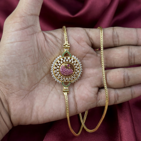 Pearl Accent MOP Chain with Micro Plated Shine JH8264
