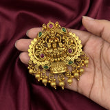 Traditional Antique Gold Finish Single Jadai Billai Hair Accessory JH8272