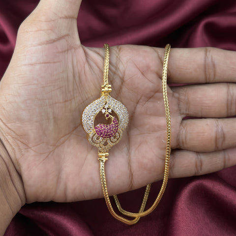 Pearl Accent MOP Chain with Micro Plated Shine JH8267