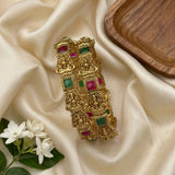 Traditional Antique Gold Temple Design Bangle Set Of 2 JH8225