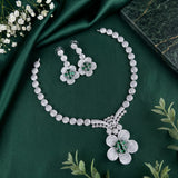 Sparkling AD Stone Premium Quality Necklace JH7011