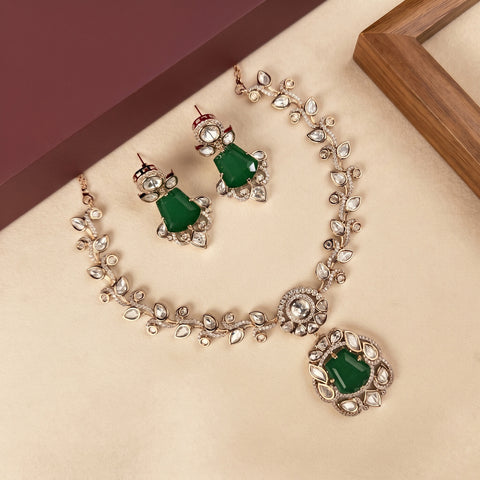 Designer Premium Kundan Necklace Set JH7240