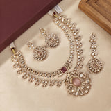 Designer Premium Kundan Necklace Set JH8337