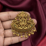Traditional Antique Gold Finish Single Jadai Billai Hair Accessory JH8271