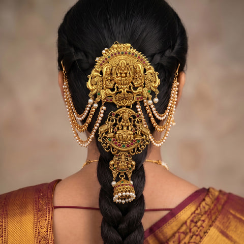 Traditional Choti Jadai Billai With Mattal JH8277