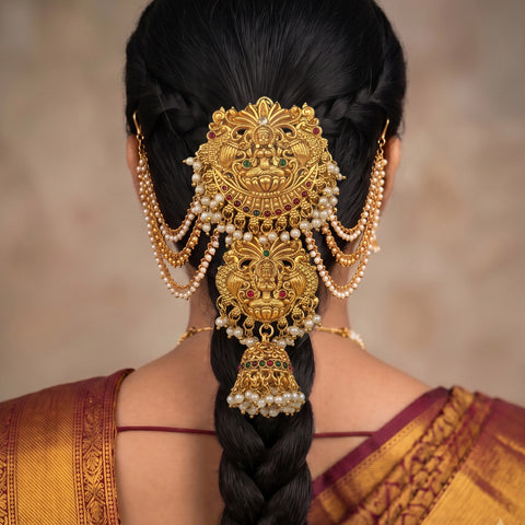 Traditional Choti Jadai Billai With Mattal JH8278