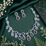 Sparkling AD Stone Premium Quality Necklace JH7019