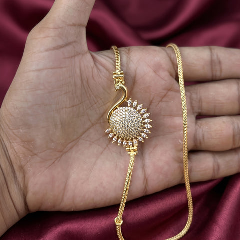 Pearl Accent MOP Chain with Micro Plated Shine JH8254