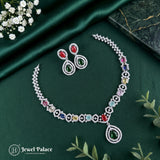 Sparkling AD Stone Premium Quality Necklace JH7017