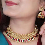 Beautiful Gold Plated Designer Necklace JH1759