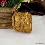 Designer Matte Finish Bangle Sets (6 Bangles)