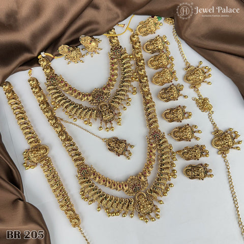 Beautiful Gold Plated Antique Bridal Jewellery Set JH4618