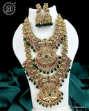 Grand Beautiful Gold Finish Combo Necklace Set JH6031