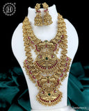 Grand Beautiful Gold Finish Combo Necklace Set JH6031