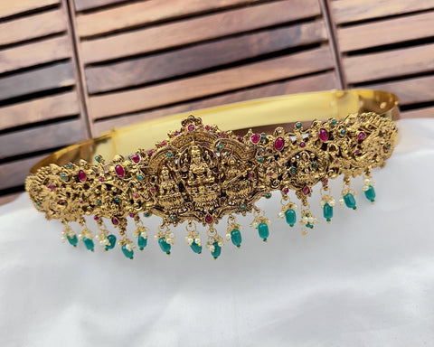 Exclusive Gold Plated Traditional Temple Hip Belt JH4883