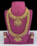 Elegant Gold Plated Antique Combo Jewellery Set JH5191